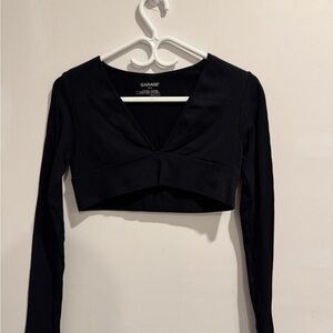 Garage Black Women's Crop Top